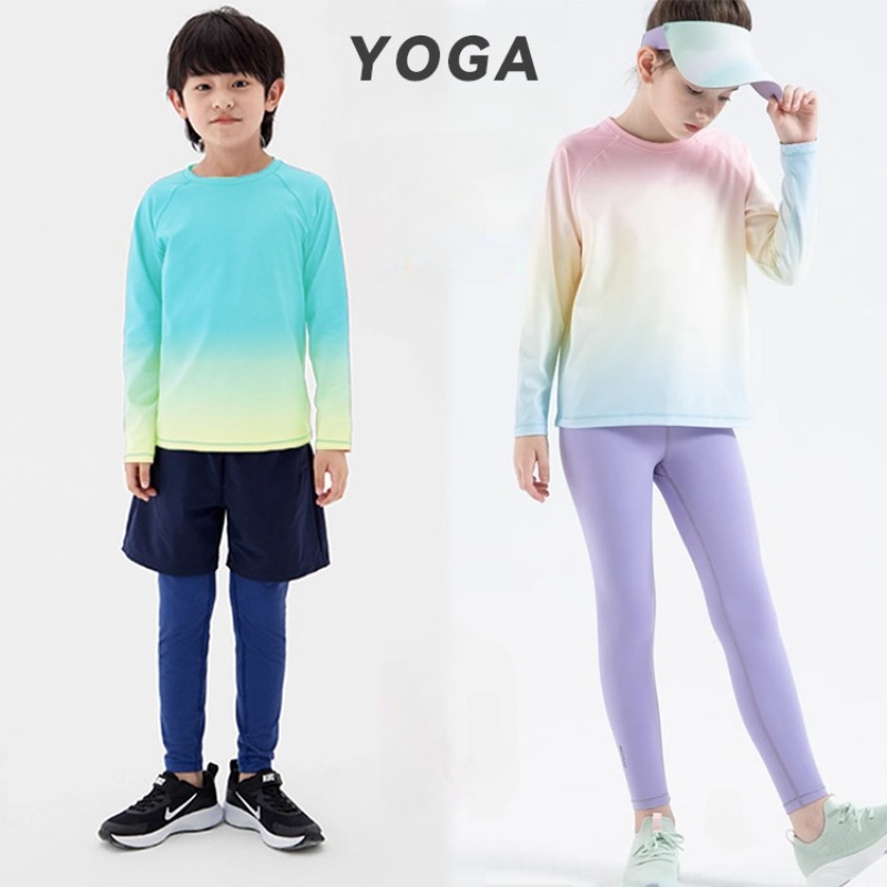 Yoga Fitness Girl - Chemises de Yoga pour enfants à