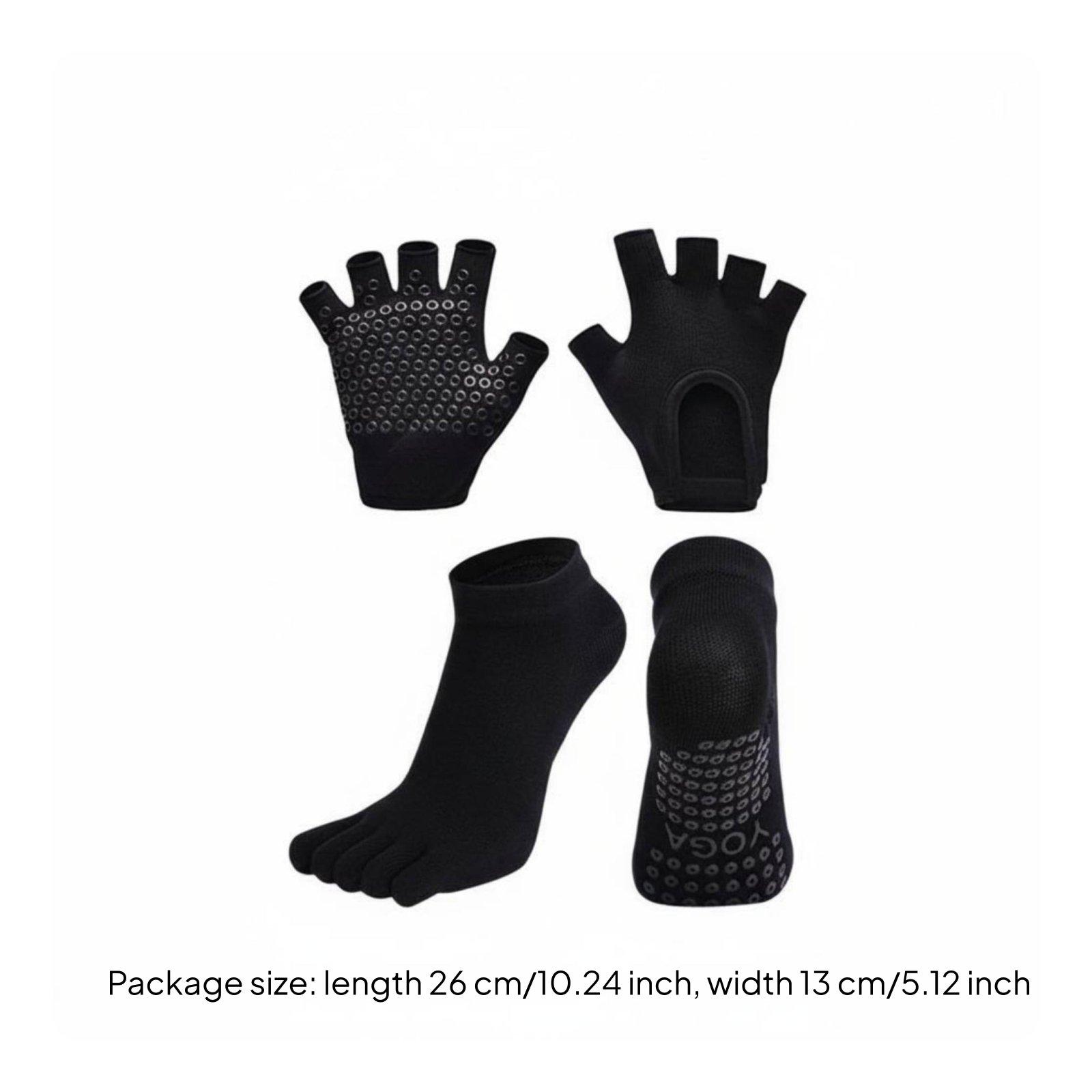 Yoga Fitness Training - Chaussettes de Pilates pour femme, antidérapantes,