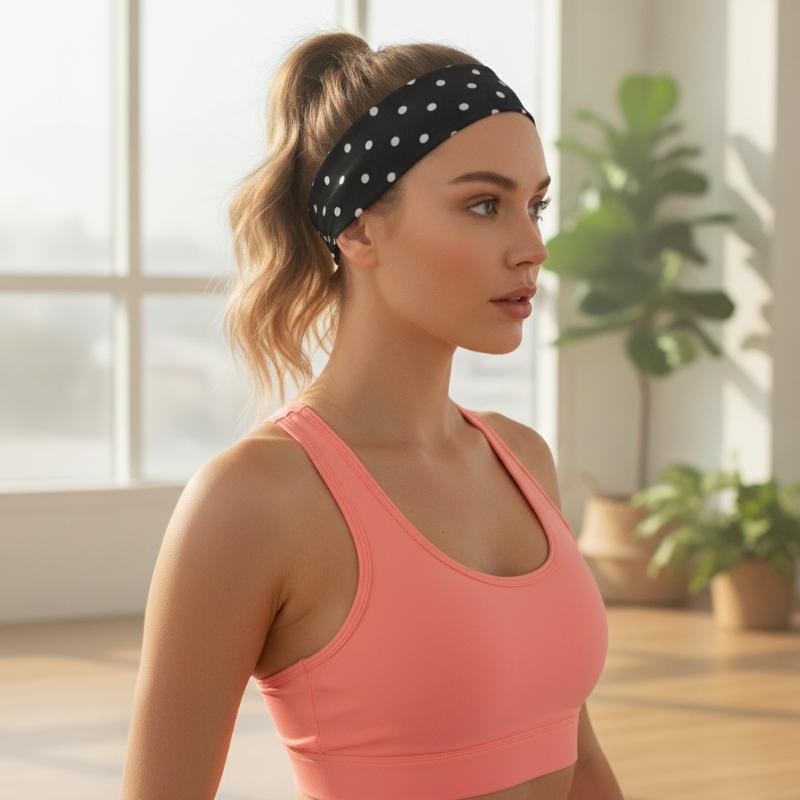 Bandeau élastique à pois pour  - J-Yoga Fitness avis et prix