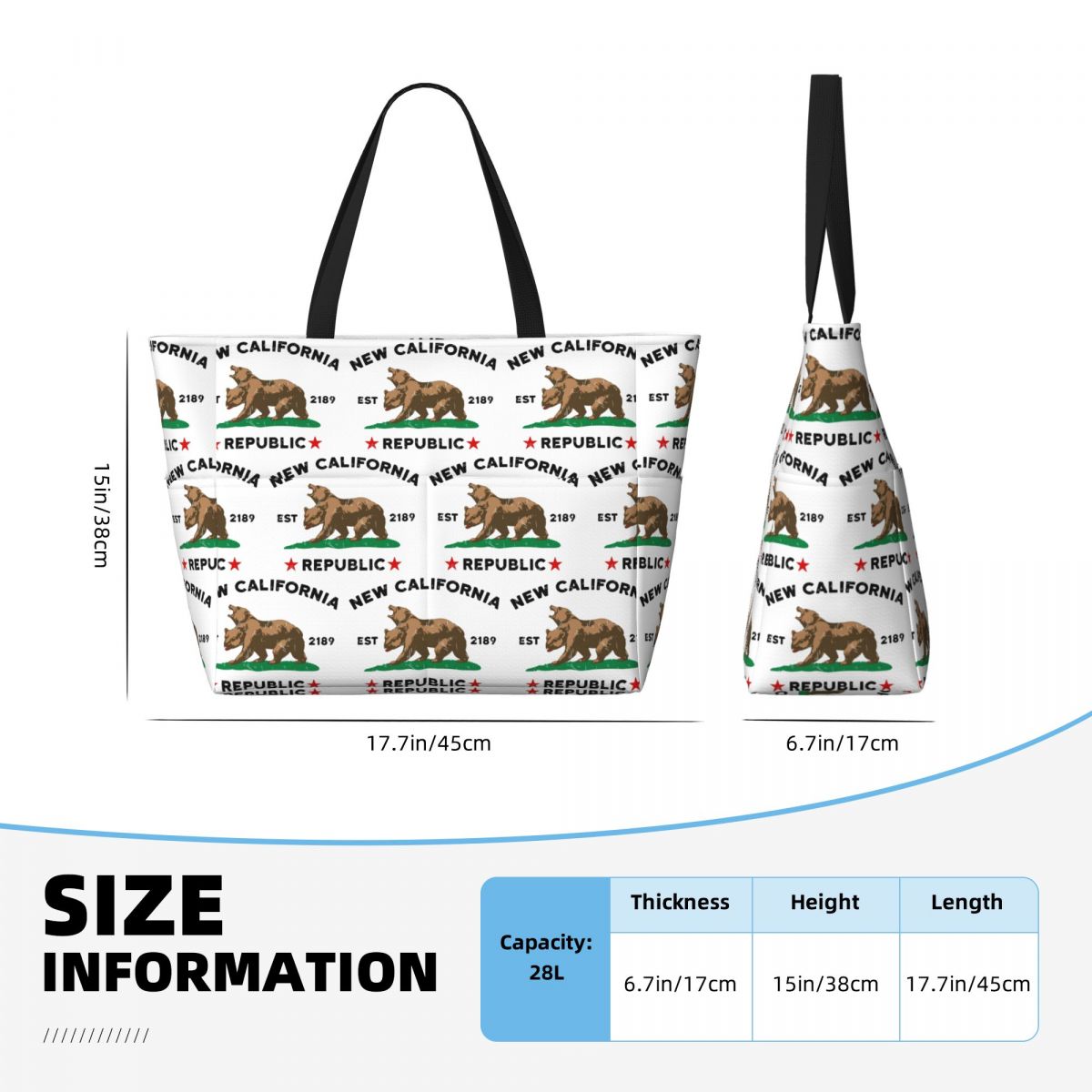 Sac fourre-tout New California - Yoga Fitness California avis et prix