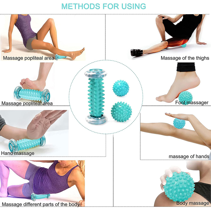 Masseur de pieds, rouleau de m - Yoga Fitness Kit avis et prix