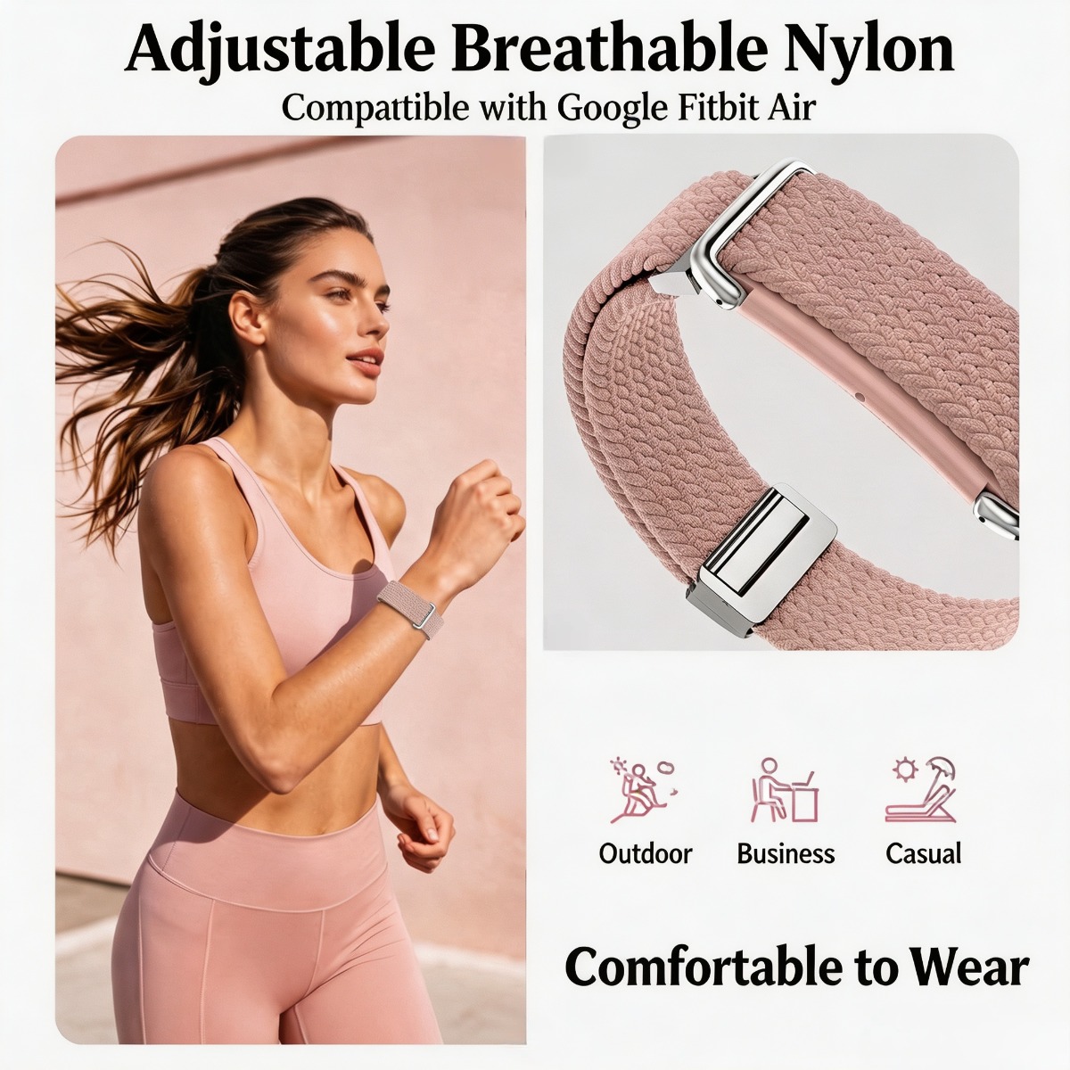 Bracelet et brassard en nylon  - Fitness Tracker Band avis et prix