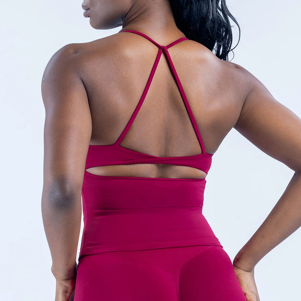 Cloud Hide Top de yoga rose po - Yoga Fitness Girl avis et prix