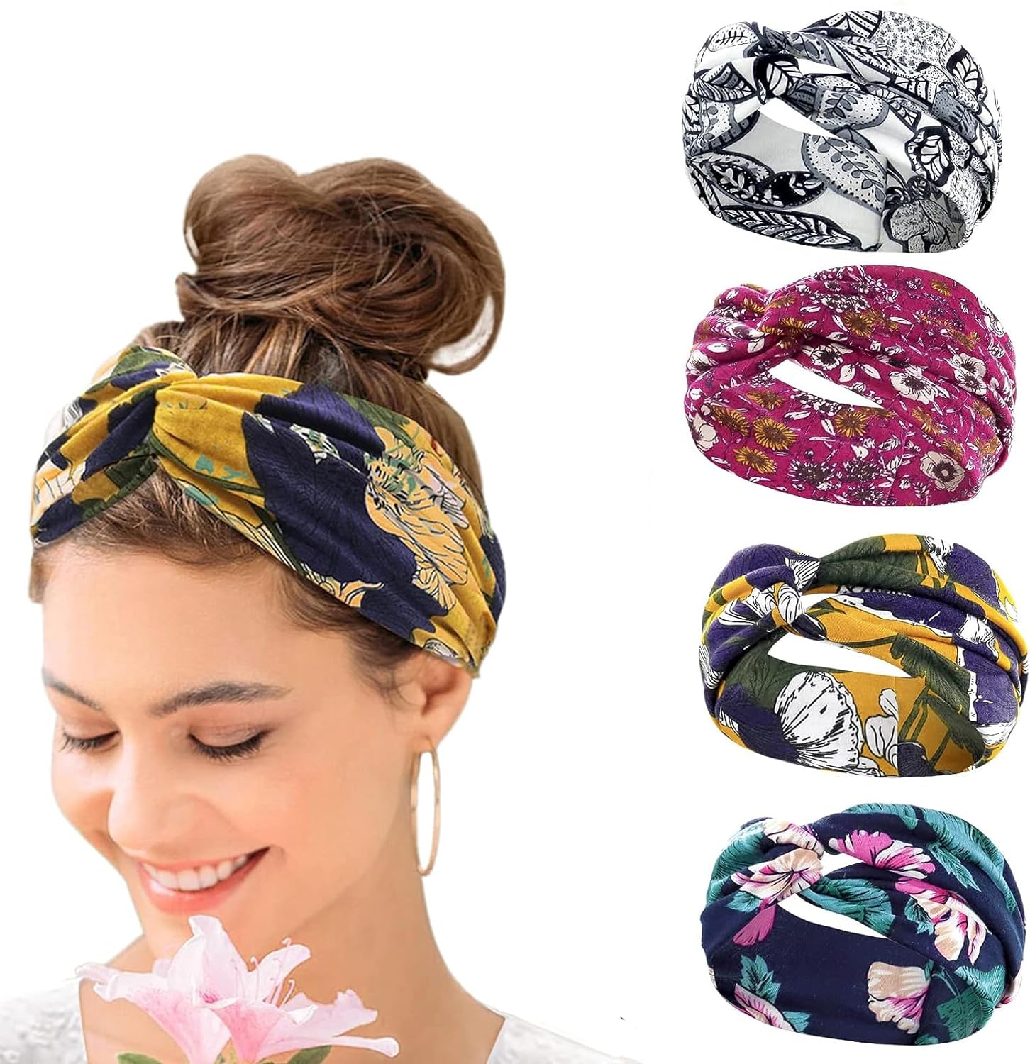 4 pièces Boho bandeaux pour fe - Yoga Fitness Girl avis et prix